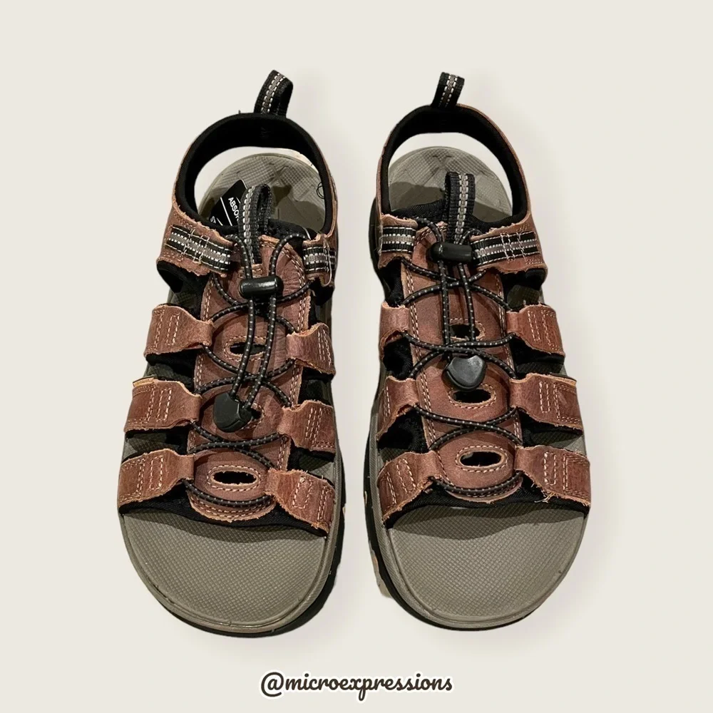 GH Bass & Co Men Propel Open Toe Beach Summer Vacation Brown Hiking Water Sandal - Picture 2 of 8